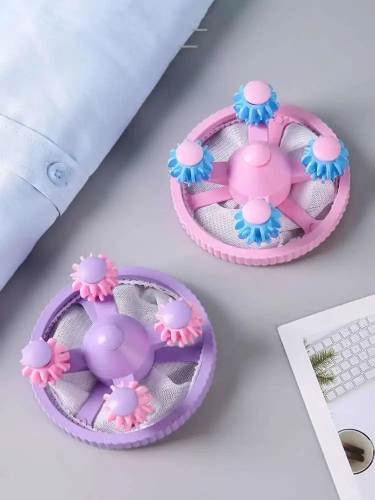 Waschmaschine Filter Tasche Wiederverwendbare Net Wäsche Ball Schwimmende Lint Haar Catcher Tierhaare Entfernen Schmutz Sammlung Entstaubung Roller – Detail 9