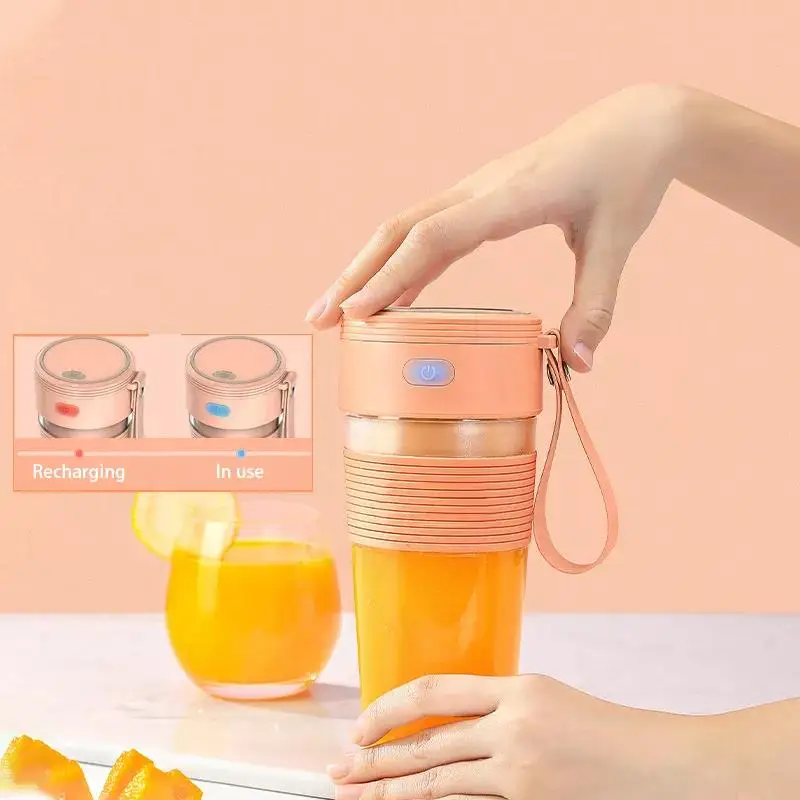 

Creative Portable Lightweight Juicing Cup Multi-Function USB Charging Waterproof Food Grade PC Small Juicing Cup Fruit 300ml