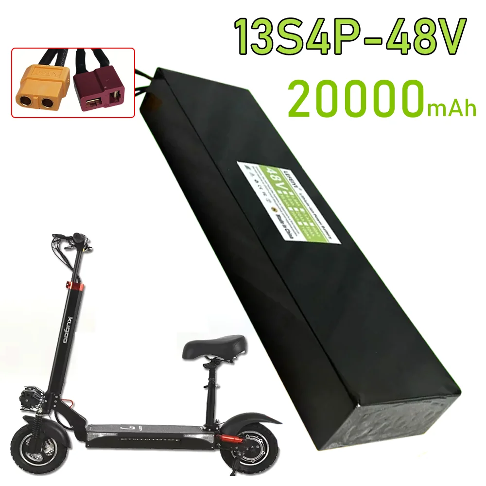 

For Kugoo M4 / M4 Pro / MaxSpeed 20000mAh battery pack electric scooter 13S4P 48V battery pack built in BMS