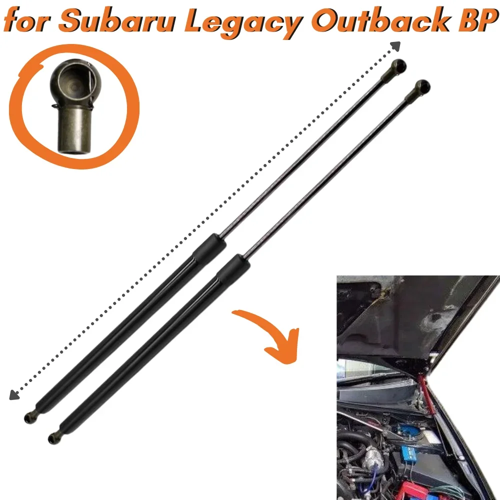 

Qty(2) Hood Struts for Subaru Legacy Outback BP Wagon 2003-2009 Front Bonnet Hood Gas Struts Springs Dampers Shock Absorber Bar