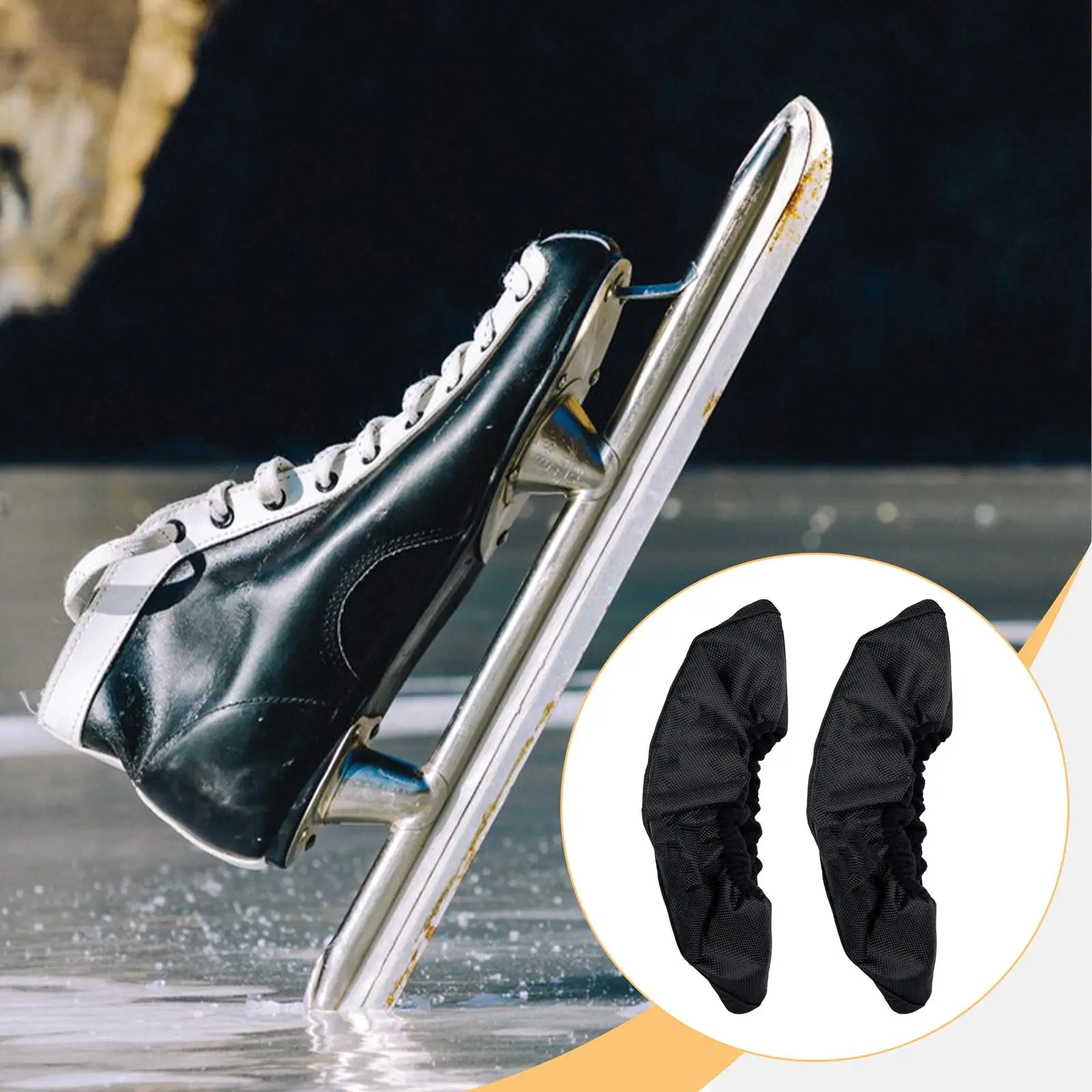 

Ice Skate Shone Covers Durable Nylon Cloth Ice Skating Protector Guard for Men Women Adults Inline Hockey