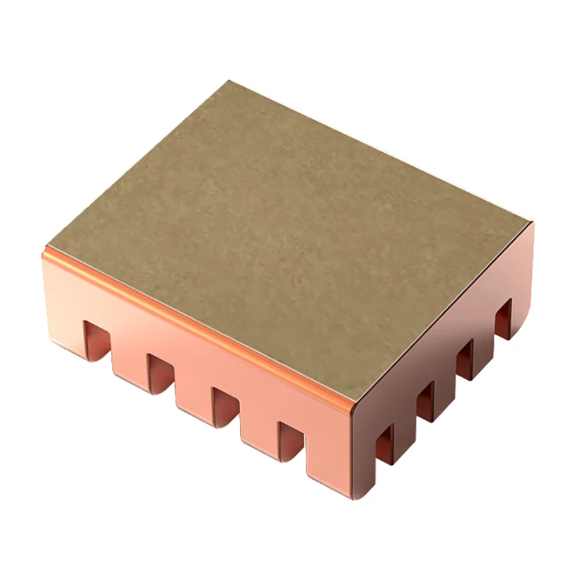 Pure Copper Video Memory Storage Cooling Plate Needle Column Red Copper Chipset Radiator Motherboards Videocards Chips Heatsink