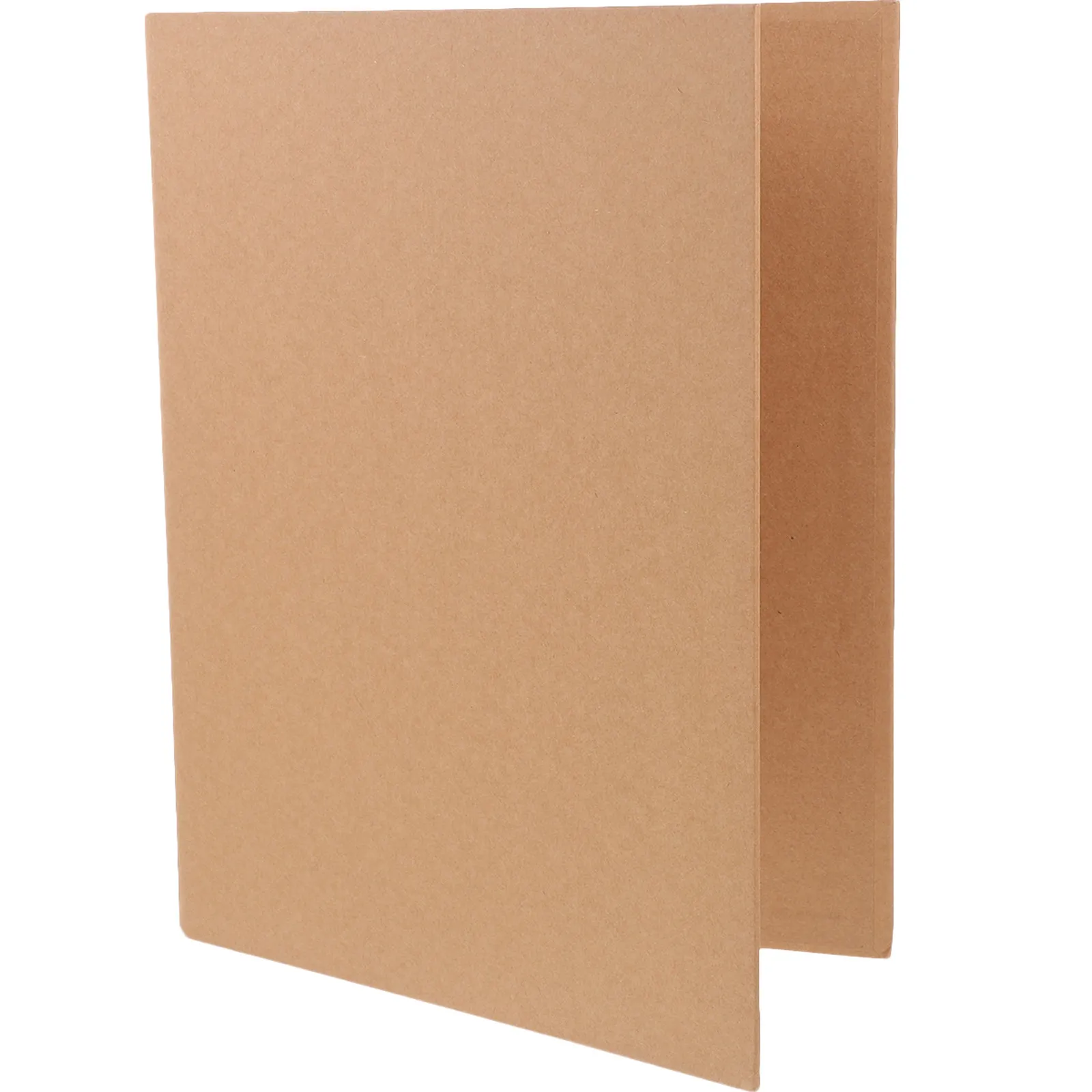 Slim A4 Ring Binder Cover Kraft Paper Notebook Shell High Durability Loose Leaf Binding Protection for Handbook Notepad Journal