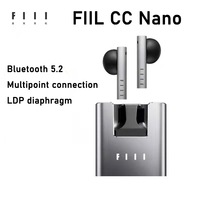 Original English Version FIIL CC Nano Wireless Bluetooth 5.2 Earbuds ENC TWS Headphones Metal Design Hi-Fi Earphones Support APP