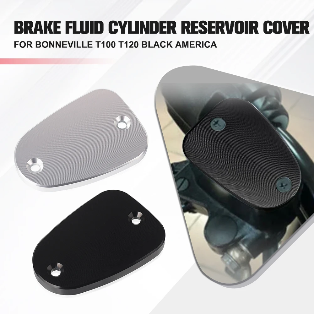

Motorcycle Accessories Front Brake Clutch Fluid Reservoir Cover Cap For Bonneville T100/T120/T120 Black Thruxton 1200 2016-2024