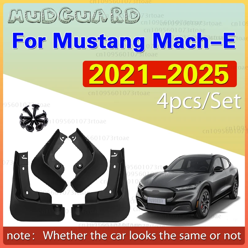 For Ford Mustang Mach-E 2021 2022 2023 2024 2025 Fender Mudflaps Splash Guards Mudguards Mud Flaps car Accessories