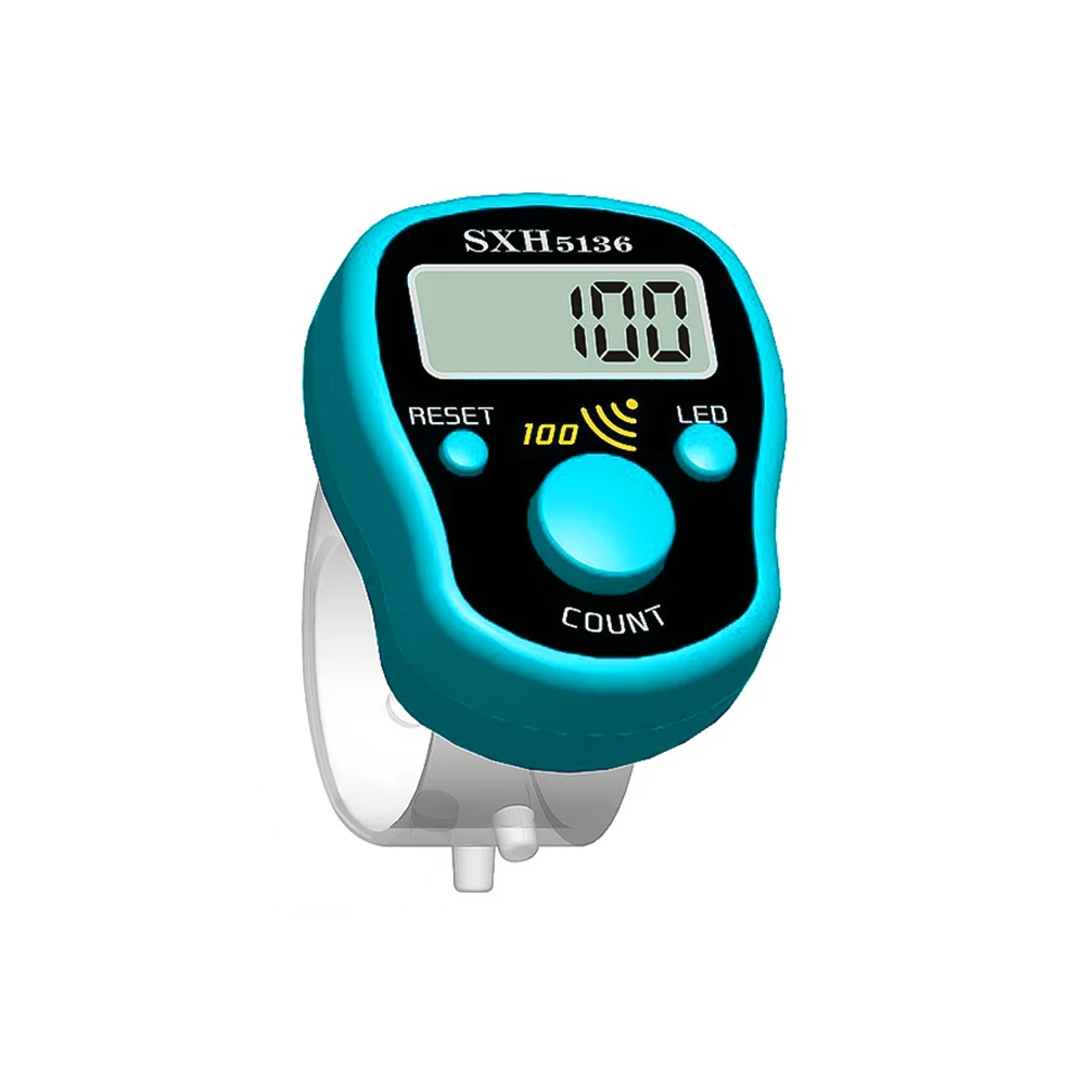 Imagem -03 - Led Eletrônico Golf Finger Clicker Handheld Anel Clique Lap Counter Clicker Evento Contadores Sxh5136