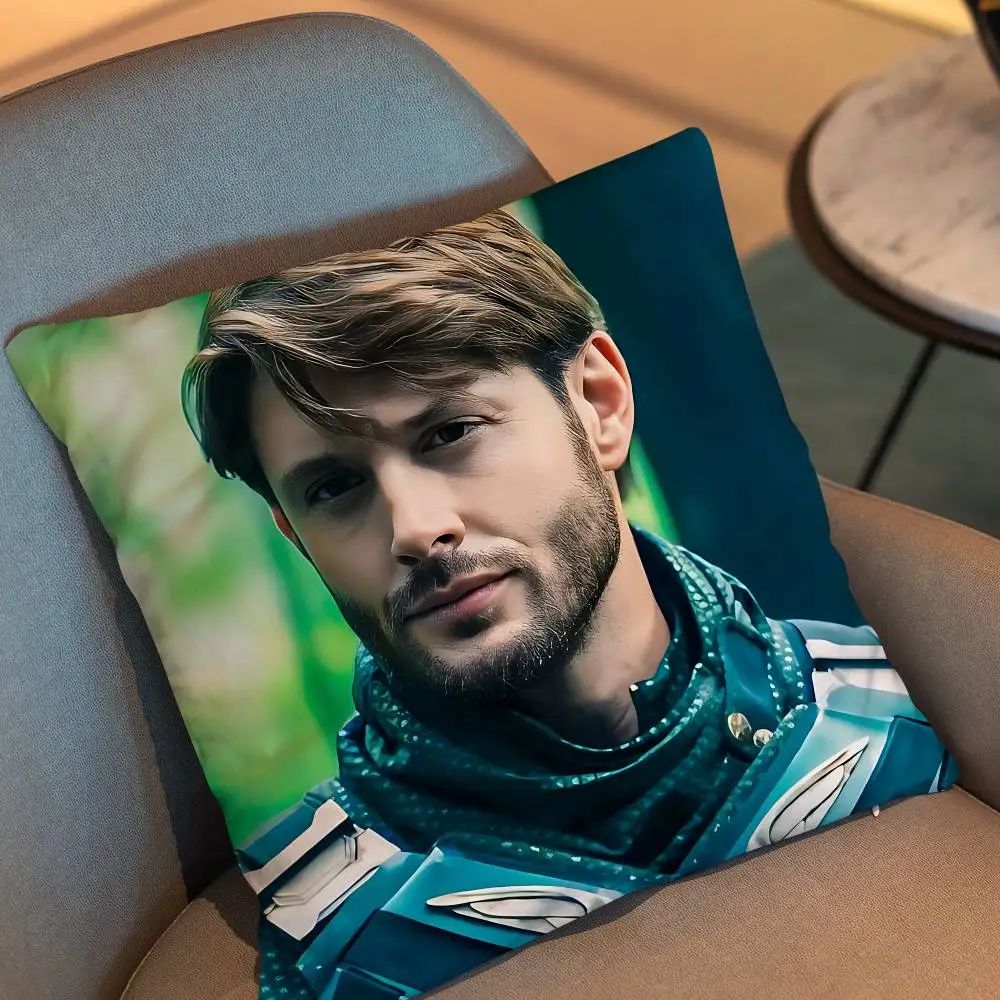 cool Soldier Boy movie Homelander Cushion Cover Suitable For Sofa Car Bedroom Office Cushions Decorative Pillow Case