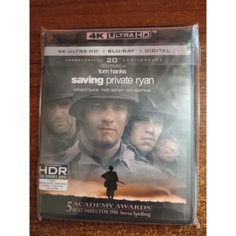 Американская версия фильма «Спасите рядового Райана» на Blu-ray диске 4K UHD