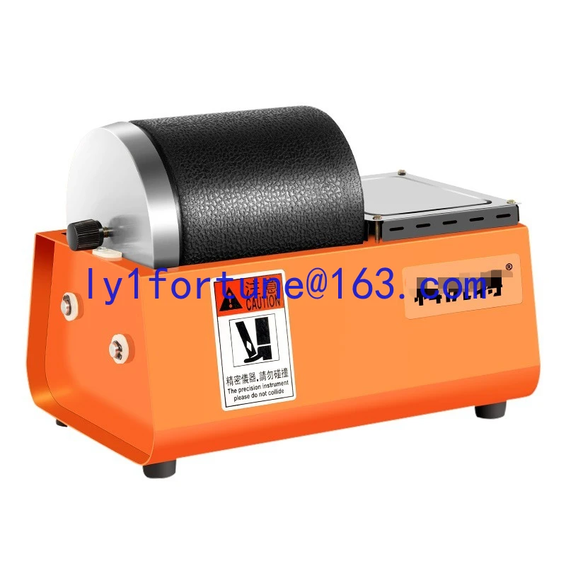 

Infinity speed regulating roller Small gold, silver and copper polishing roller machine, anti-collision rubber barrel grinder