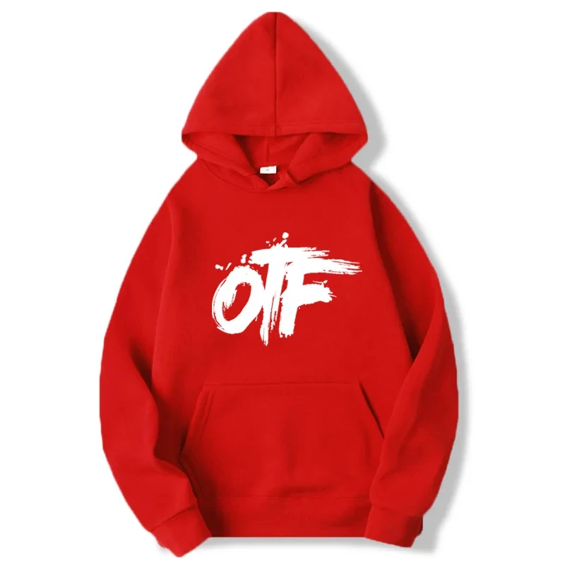 2024 Hoodie, Boys' Practice Wear _ Lil Durk Hoodie _ Otf _ Breathable, comfortable and minimalist Y2K sweatshirt