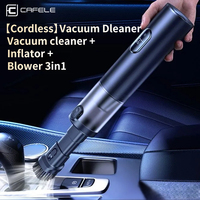 CAFELE Wireless Vacuum Cleaner Portable 13000Pa Powerful Handheld Car Vacuum Cleaner Inflator Wind Blower 3in1 6000mAh Charging