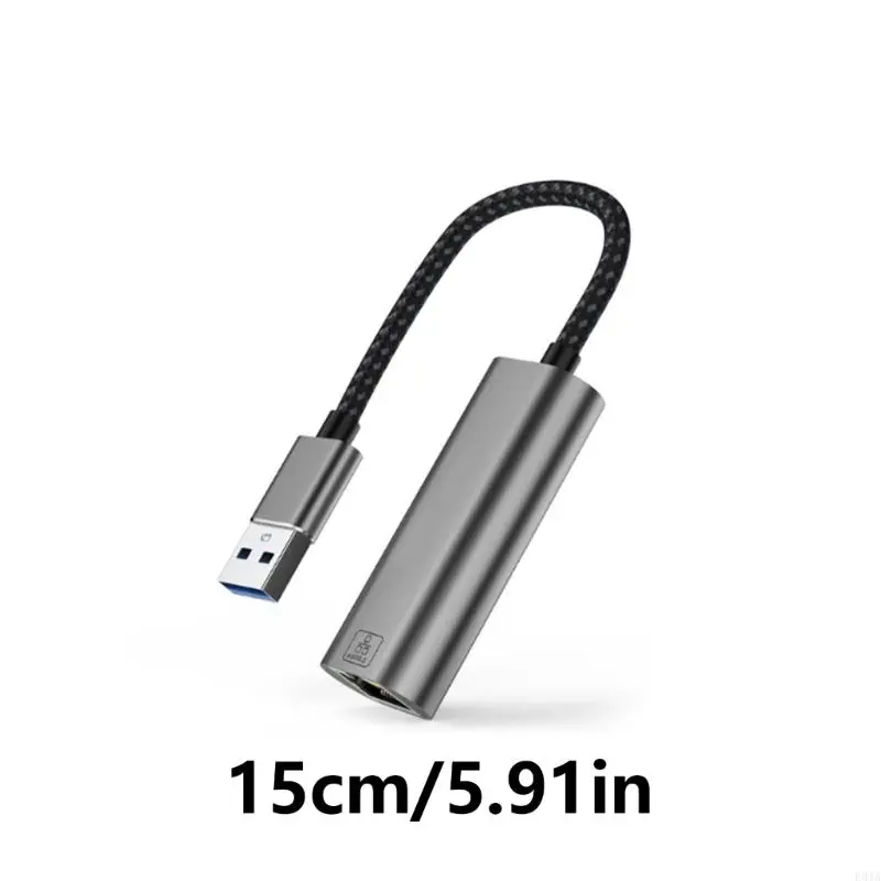 F3MA USB 기가비트 네트워킹 어댑터 RJ45 포트 유형 2.5Gbps 랩톱 데스크톱 다양한 네트워킹 연결