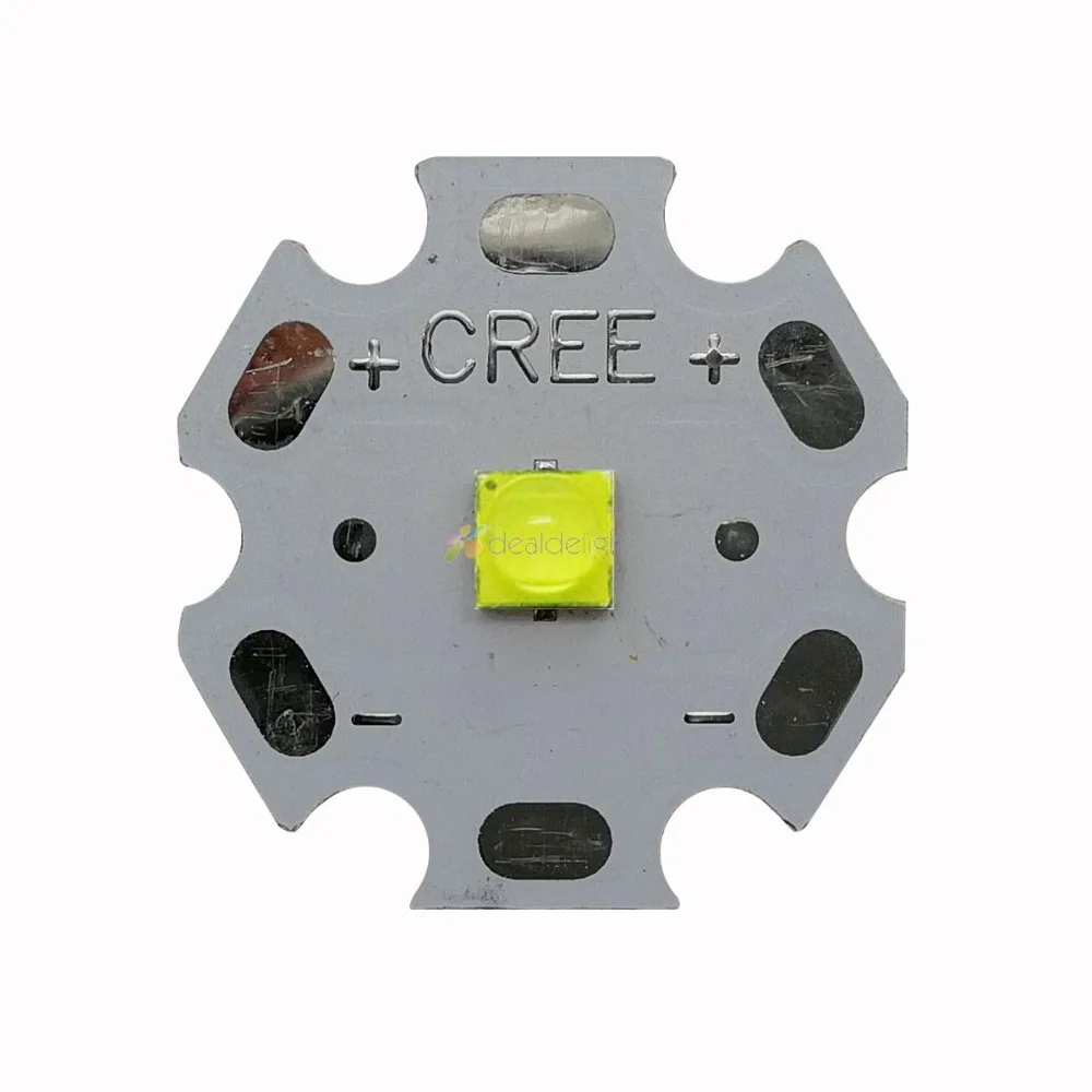10 sztuk XP-G3 6W dioda elektroluminescencyjna LED dużej mocy XPG3 zimny biały/nyutralny biały/ciepłyta biel 8mm/12mm/14mm/16mm/20mm PCB