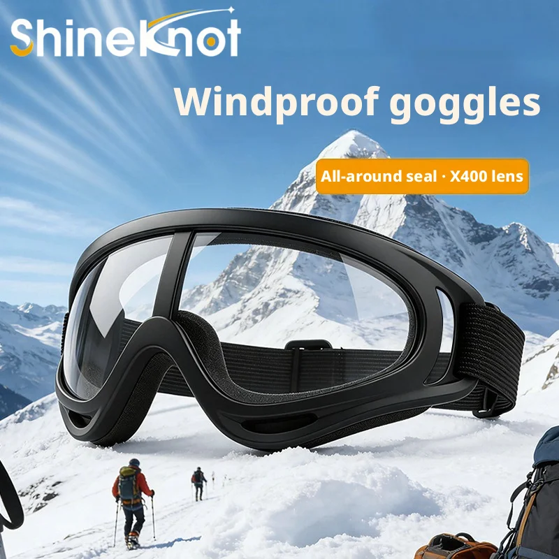 SHINEKNOT Goggles Off-Road Goggles Dust And Splash Proof Motorcycle Riding Goggles Ski Goggles Face Mask
