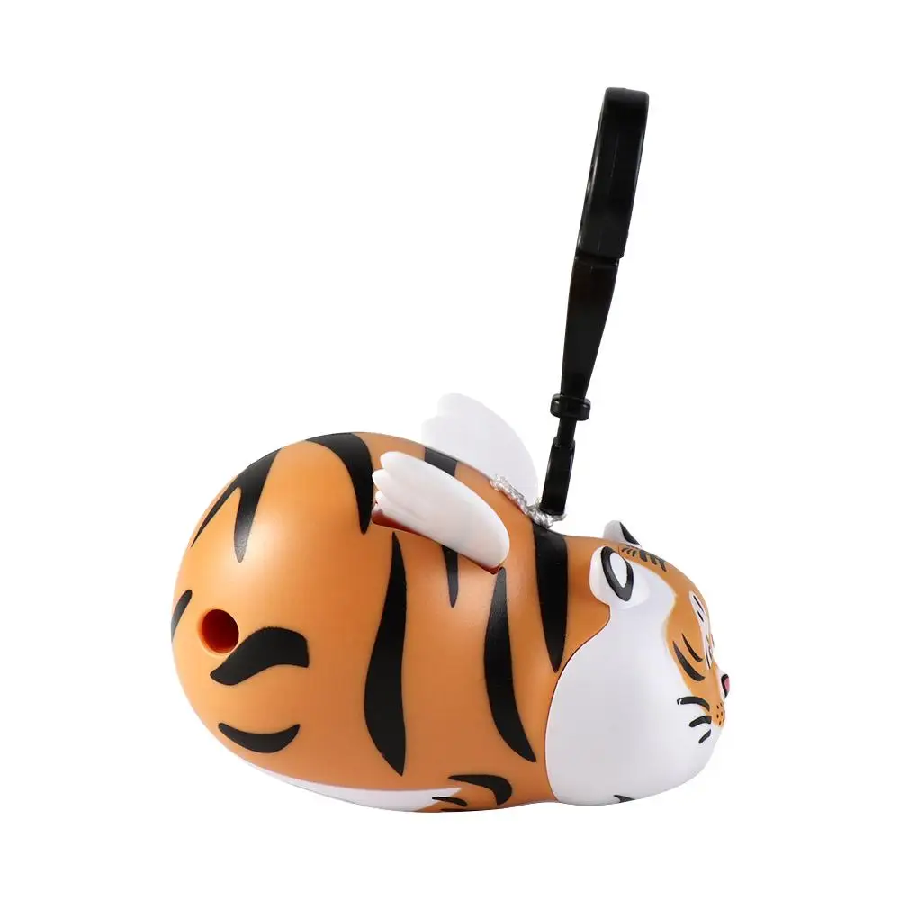 Tigre volante Tigre volante con ali Portachiavi Modello di cartone animato Portachiavi tigre volante arancione Divertente ciondolo tigre volante carino