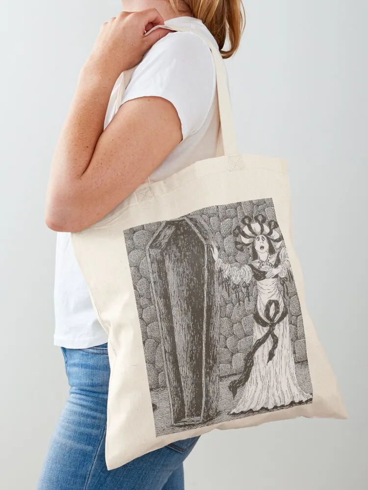 

Edward Gorey Tote Bag custom bags Shopper handbag Lady bag Woman shopper bag