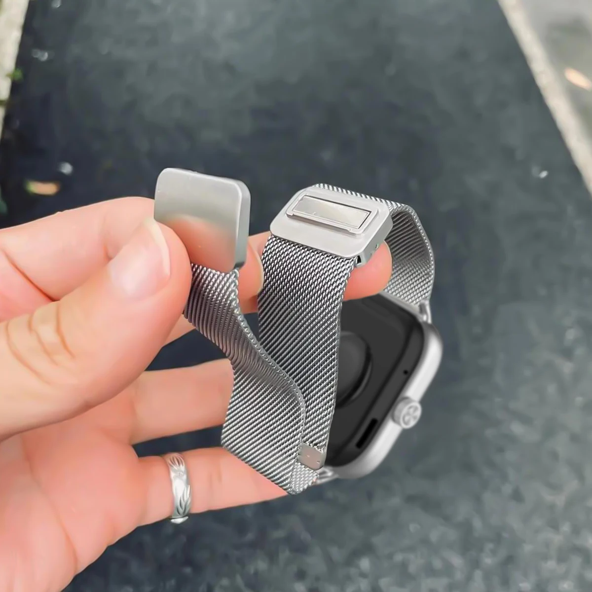 Magnetic Milanese Loop For Redmi Watch 5 4 strap accessories Metal Belt Correa Bracelet For Xiaomi miband 8 Pro/miband 9Pro Band