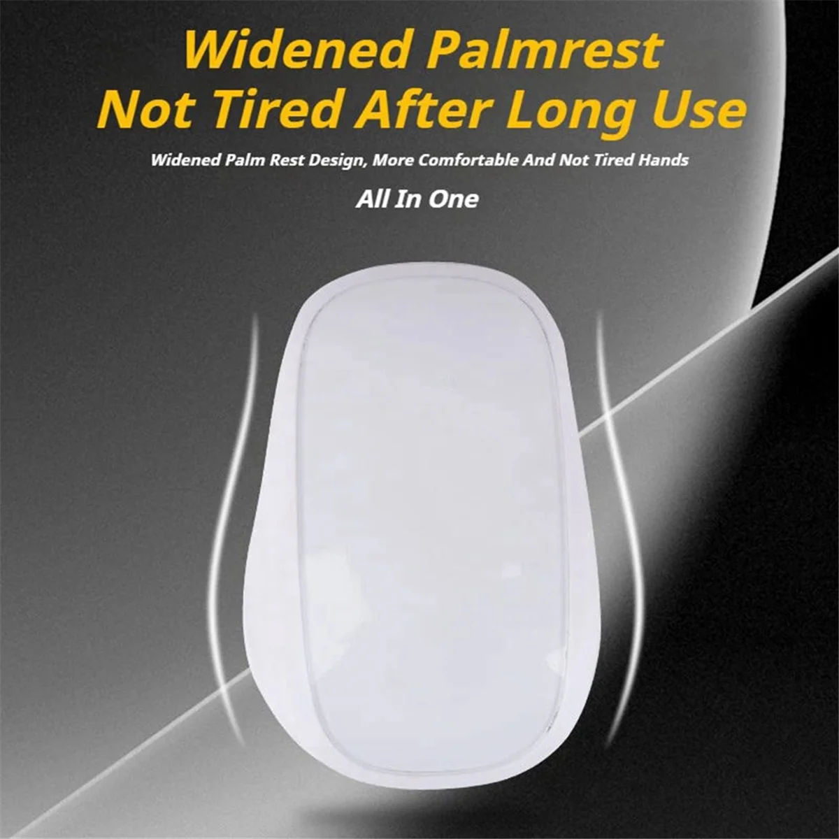 GOB-oFor Apple Magic Mouse 2/3 تصميم مريح يزيد من الراحة والتحكم في راحة اليد المرتفعة لزيادة الارتفاع