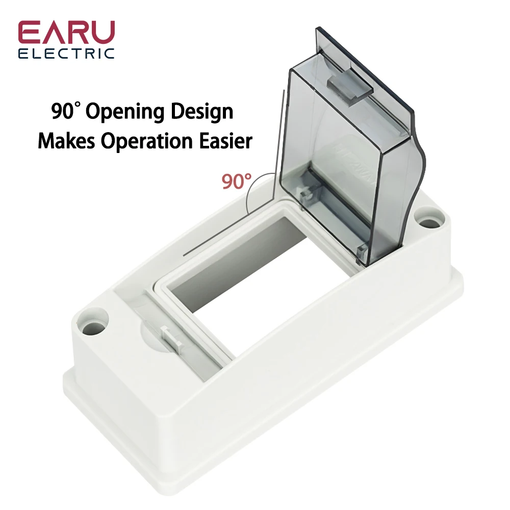 HT-2 Plastic Waterproof IP65 Outdoor Panel Installation Junction Distribution Box with circuit breaker combination MCB DPN DZ47