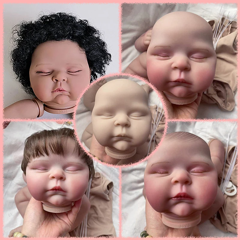 

Already Painted Kits/Un painted Kits 19Inch Reborn Peaches Doll Kit Soft Touch Fresh Color DIY Doll Parts with Cloth Body