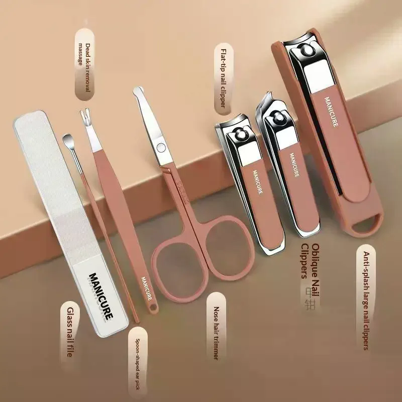 Nail Care Kit Mens - Zestaw narzędzi do zdobienia paznokci 7/8