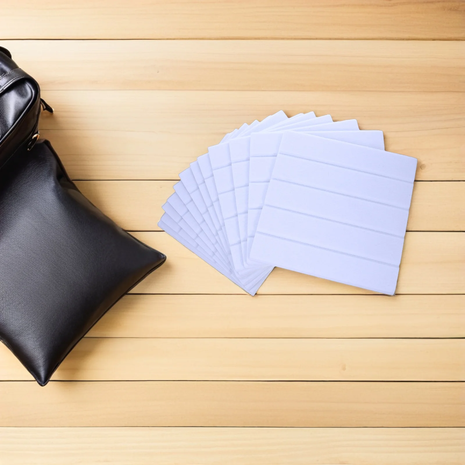 12 قطعة لوحة حائط بوليستر خطوط عمودية امتصاص صوتي متعدد الوظائف ديكور مسرح منزلي الفصول الدراسية