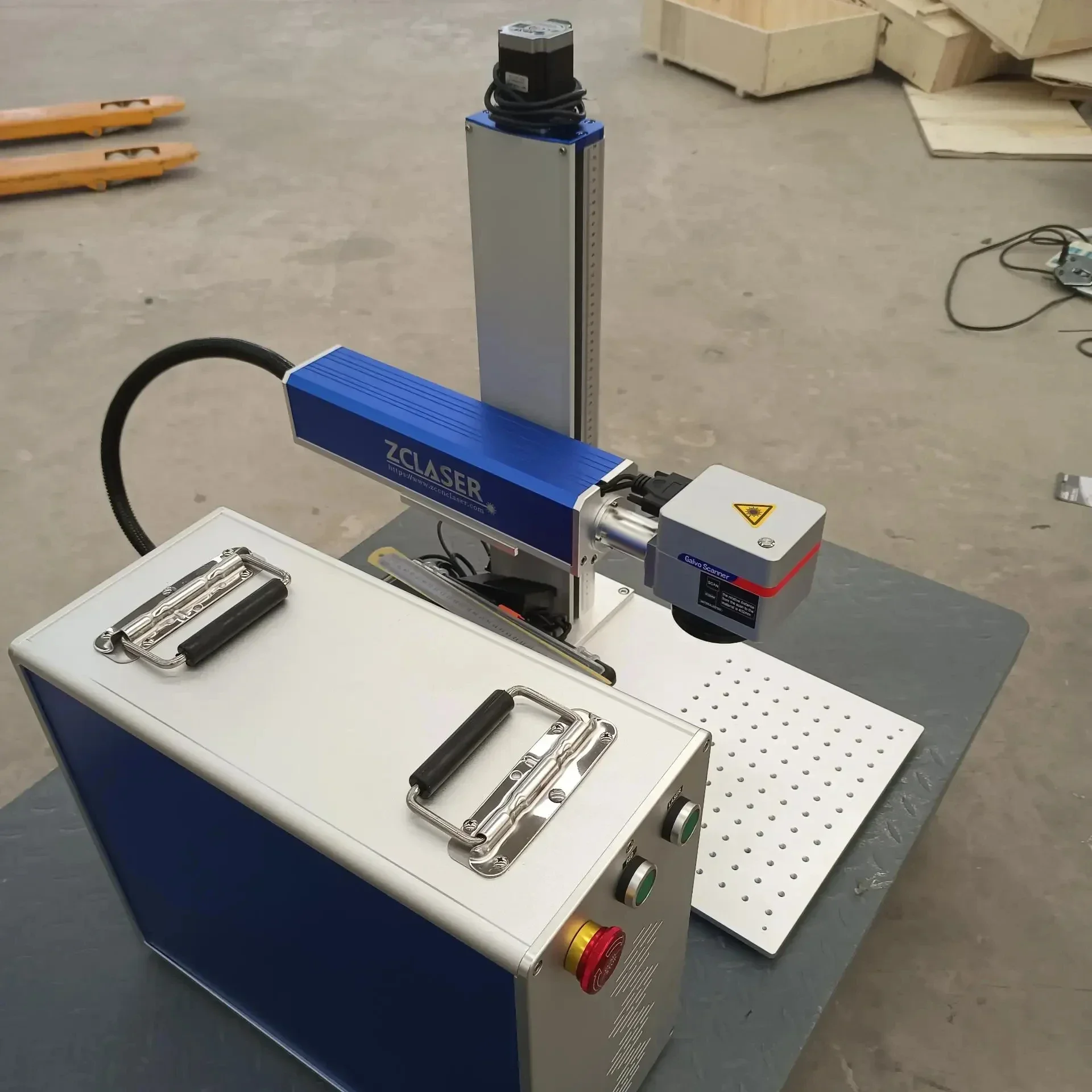 JPT Raycus MAX 20w 30w 50w 60w 80w 100w Gold Silver Metals Jewelry Fiber Laser Cutting Marking Machine