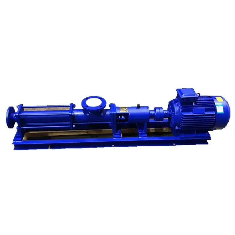 Electric Crude oil transfer single screw pump mud rotor slurry pumps Molasses pump