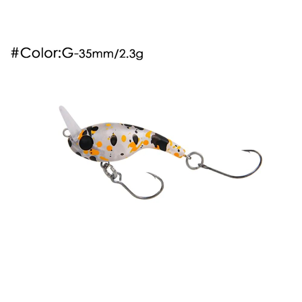 Wobbler Minnow VIB 2,3 g hundimiento lento para bass con ojos 3D - imagen 2
