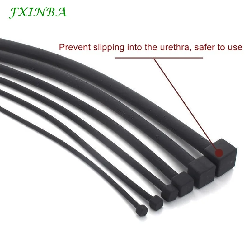 FXINBA Smooth Silicone Urethral Catheter Dilator Sounding Penis Plug Insert Urethra Catheters Sex Toys For Men Gay Stimulator