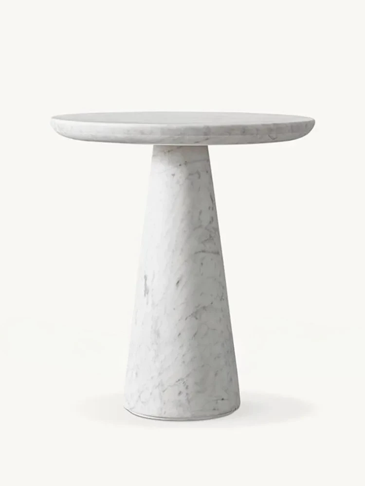 

Современный простой край из натурального мрамора, скандинавский дизайнерский домашний диван, небольшой круглый стол по индивидуальному заказу