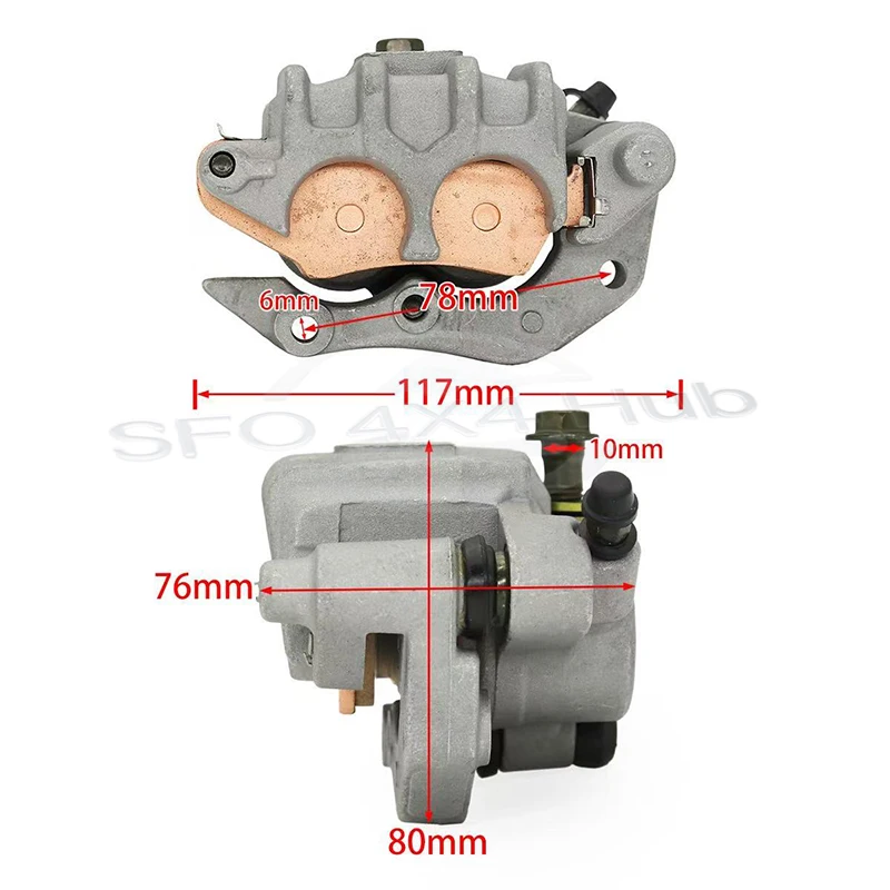 1 Uds pinza de freno delantero para Yamaha YZ125 YZ250 YZ450 2008-2021 YZ250F YZ450F piezas de ATV 5XC-2580T-G0-00 B11-2580T-00-00