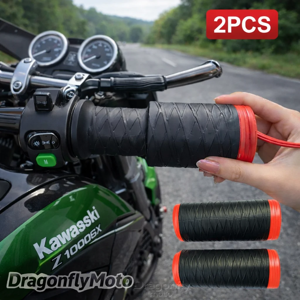 

Силиконовые чехлы на руль мотоцикла для Kawasaki Z 1000SX z1000 SX 2013-2023, самозатягивающиеся, нескользящие, для мотоциклов