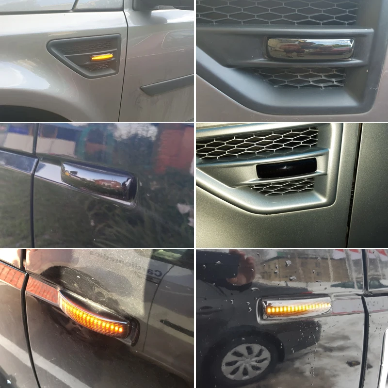 2 قطعة LED الجانب ماركر مؤشر ضوء بدوره مصباح إشارة لاند روفر رينج روفر سبورت L320 2006-2013 LR2 LR3 LR4 L359 L319