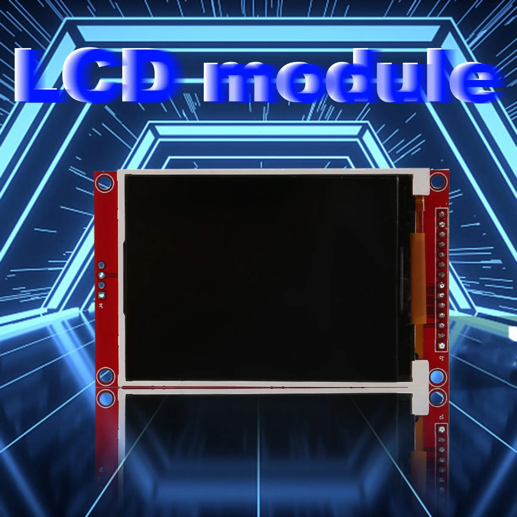 SPI Serial TFT LCD Módulo Tela sem Painel de Contato, Driver IC ILI9341 para MCU, 3.2 ", 320X240