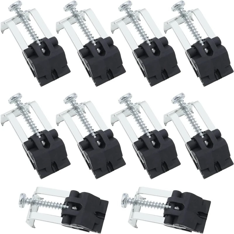BMBY-20Pcs Undermount Sink Clips Kitchen Sink Clips Installation Repair Fastener Support Set For Kitchen Bathroom Shower Room