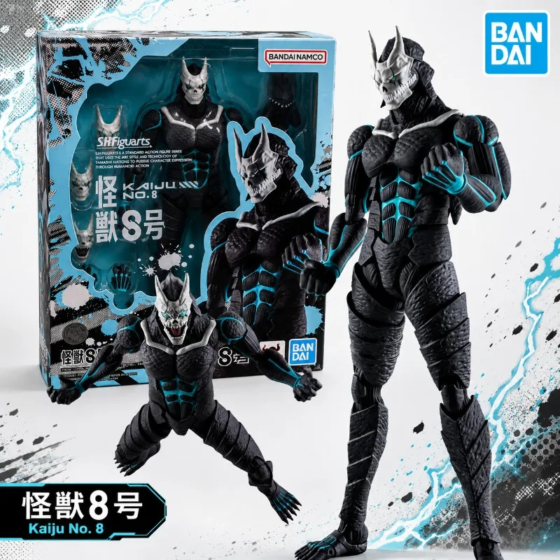 

Bandai Original SHF Kaiju No 8 Kafka Hibino Anime Action Figure Shf Joint Movable Monster Collection Toy Model