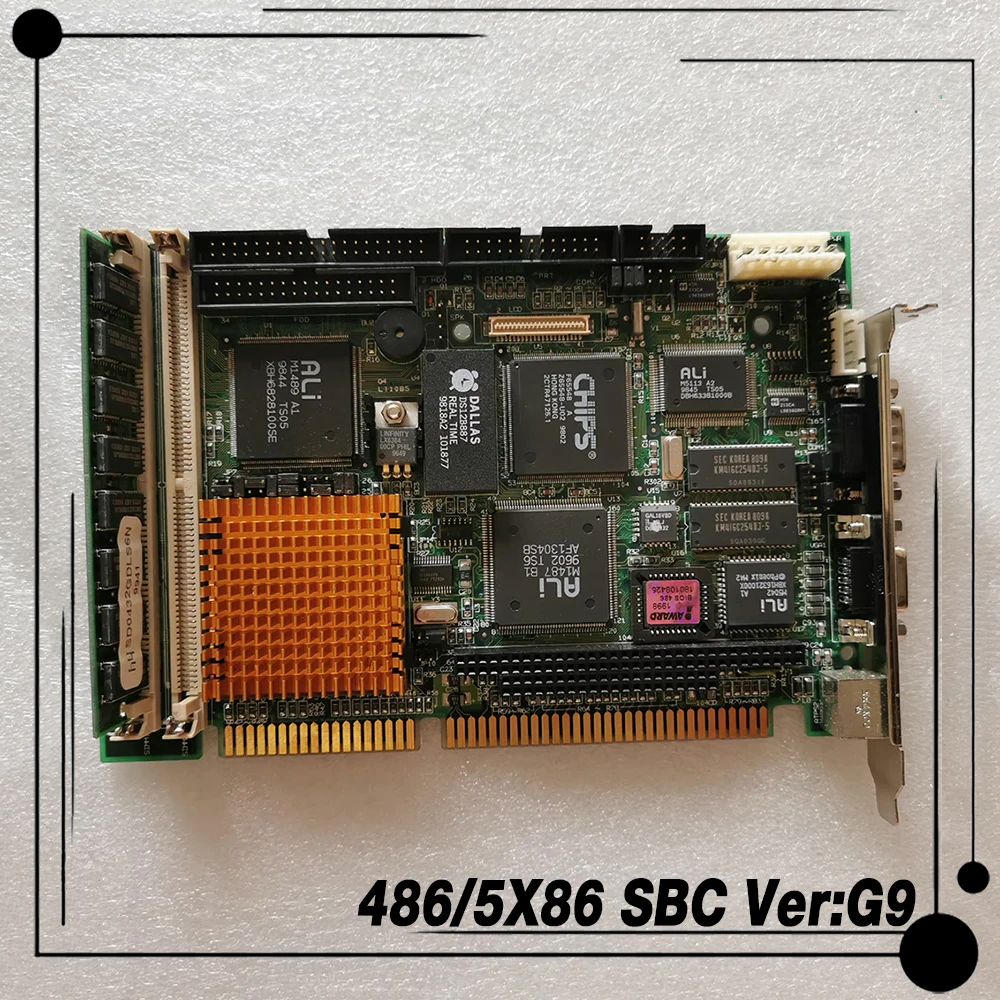 486/5X86 SBC Ver:G9 For Axiomtek Industrial Control Motherboard