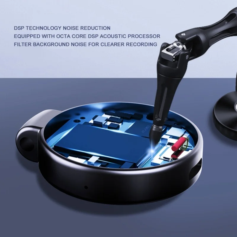 مسجل الصوت المنشط HD الحد من الضوضاء كيرينغ تصميم مسجل MP3 صغير لمقابلة اجتماع الدراسة 32 جيجابايت