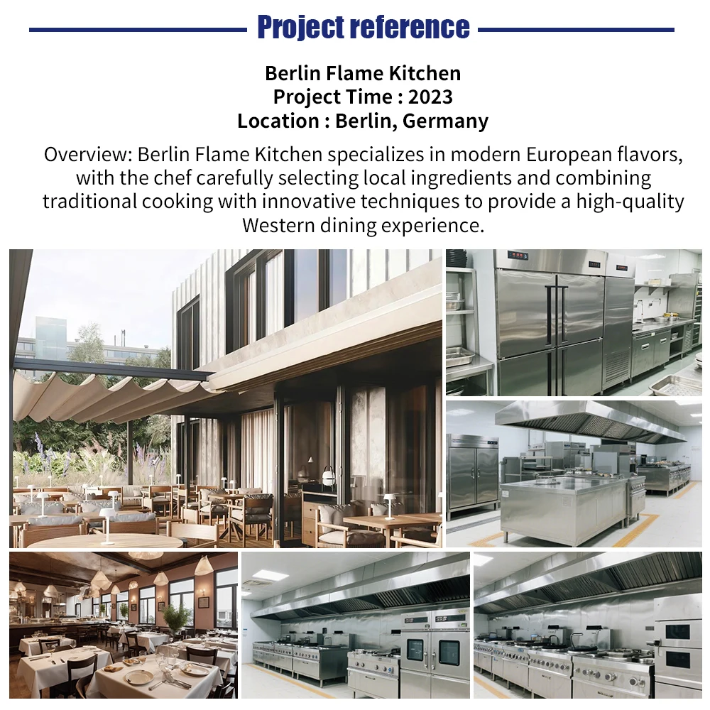 Premium Hotel Restaurant Kitchen Equipment Set Including Buffet Supplies And Commercial Cooking Machinery view 5