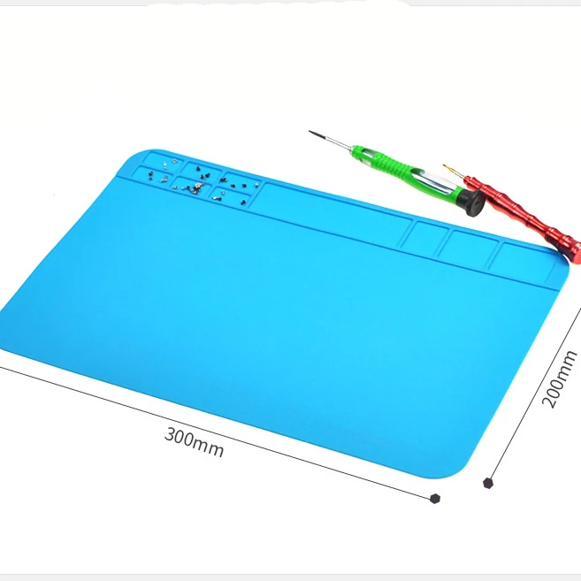 Tikar solder isolasi panas, alat kerja Desktop komputer, Kit alat perbaikan, bantalan kerja, alat perbaikan ponsel, alat buka DIY