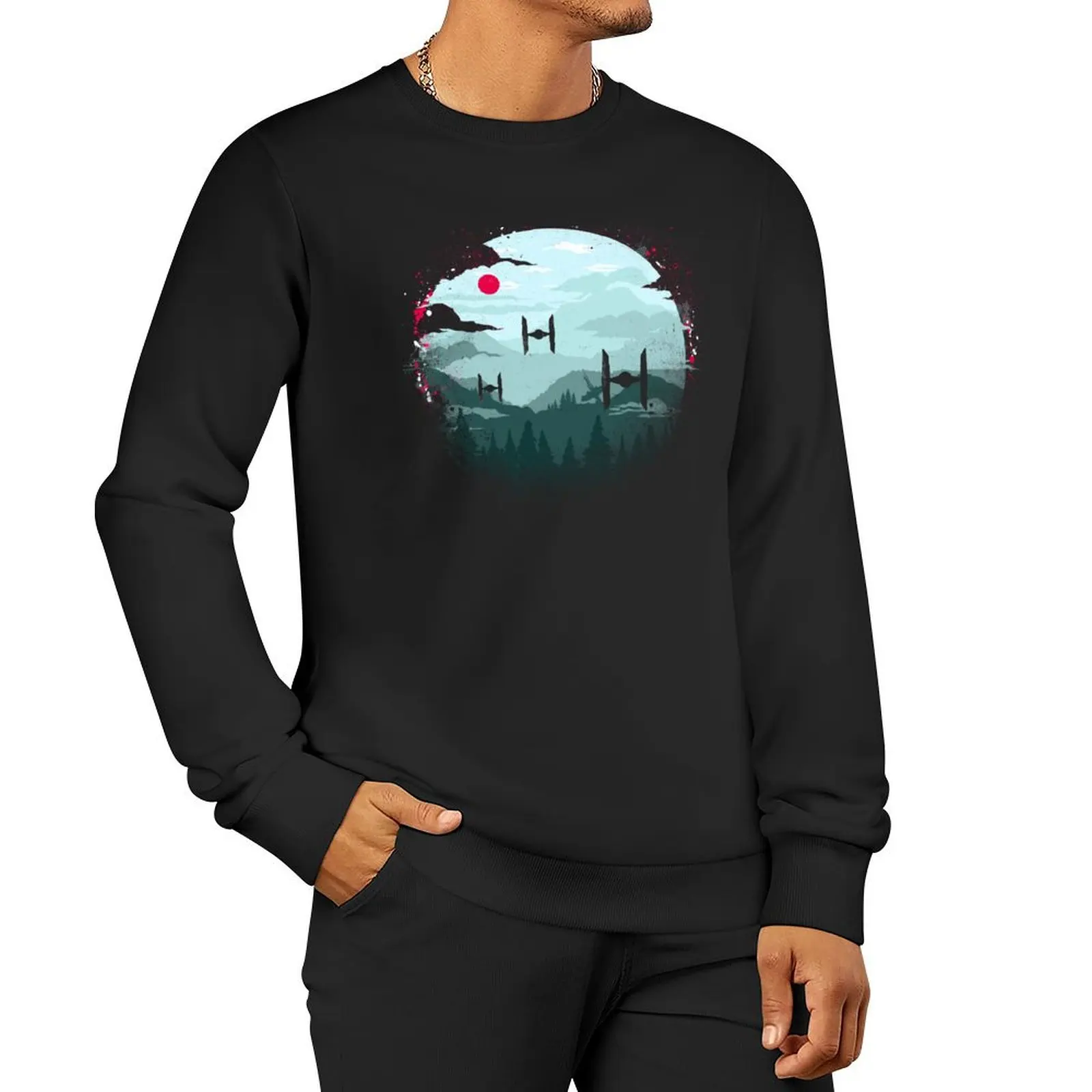 

Tie Fighters At Dawn Sweatshirt blouse mens clothing korean clothes graphic sweatshirts