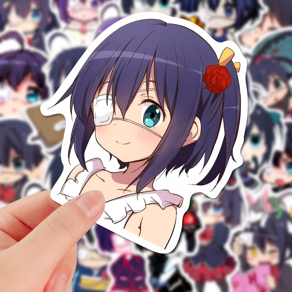 Love, Chunibyo & Other Delusions Takanashi Rikka Student Cup Waterproof Sticker Cell Phone Tablet Motorcycle Notebook Stickers