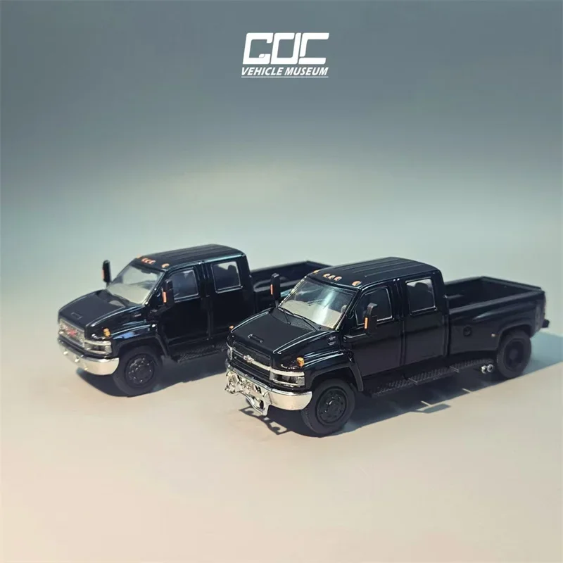 (Pre-Order) GOC 1:64 GMC Topkick / Kodiak Pickup truck black limited399 Diecast Model Car