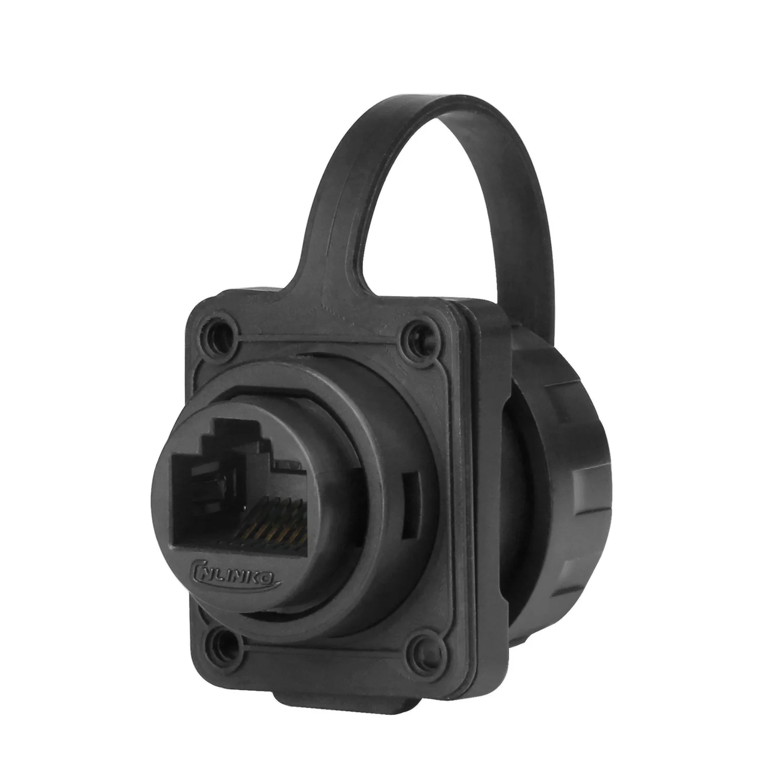 CNLINKO YM20 PBT Waterproof IP68 Circular RJ45 Connector 8P8C CAT6 Bayonet Lock for Outdoor & Indoor CCTV Ethernet Network
