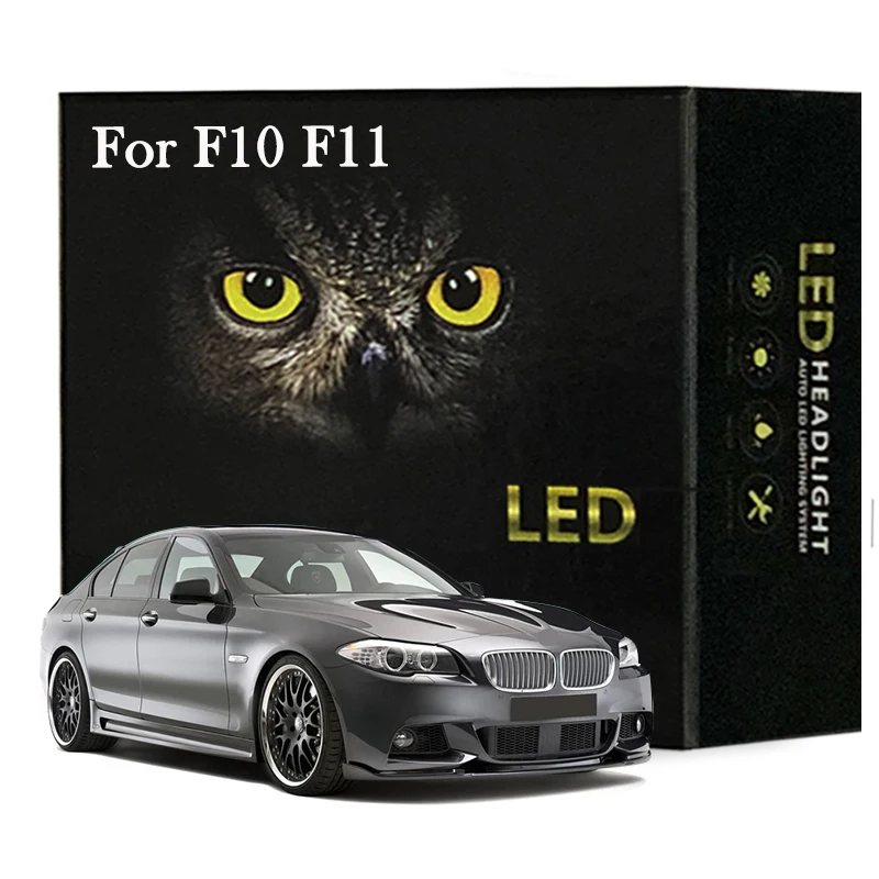 

20PC Led Interior Light Kit For BMW 5 Series F10 F11 2011-2016 LED Dome Map Door Light Canbus