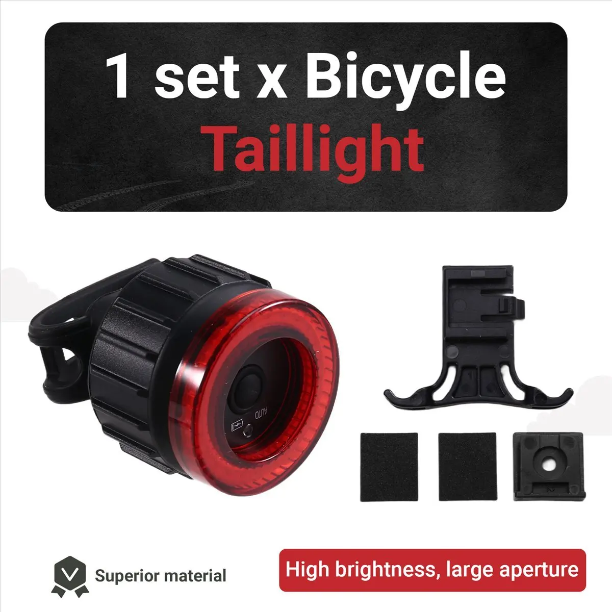 Oct.829 دراجة ذكية الفرامل الضوء الخلفي Cob فتحة كبيرة مقعد آخر وسادة الضوء الخلفي الدراجة ذكي الفرامل الضوء الخلفي #6