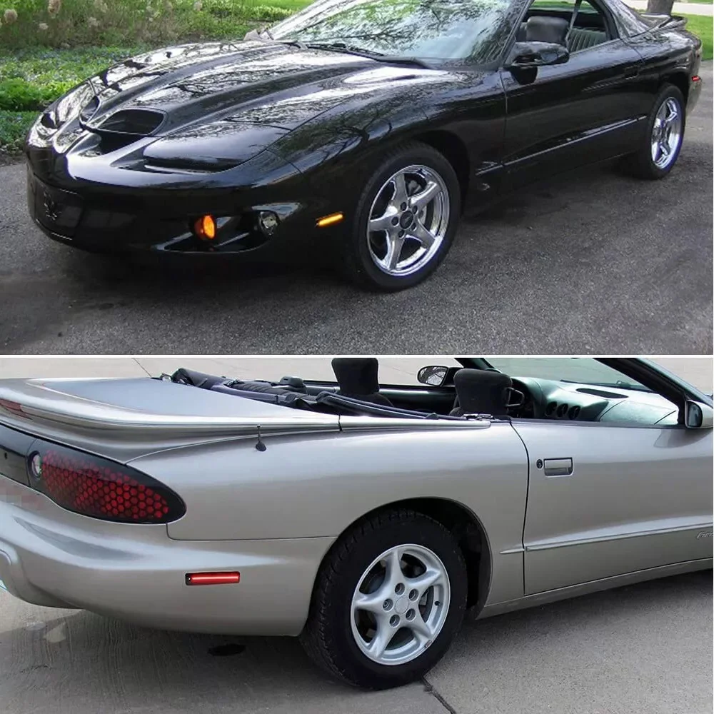 

Для Pontiac Firebird/Trans am 1998-2002 дымчатый светодиодный боковой габаритный фонарь бампера, 4 шт.