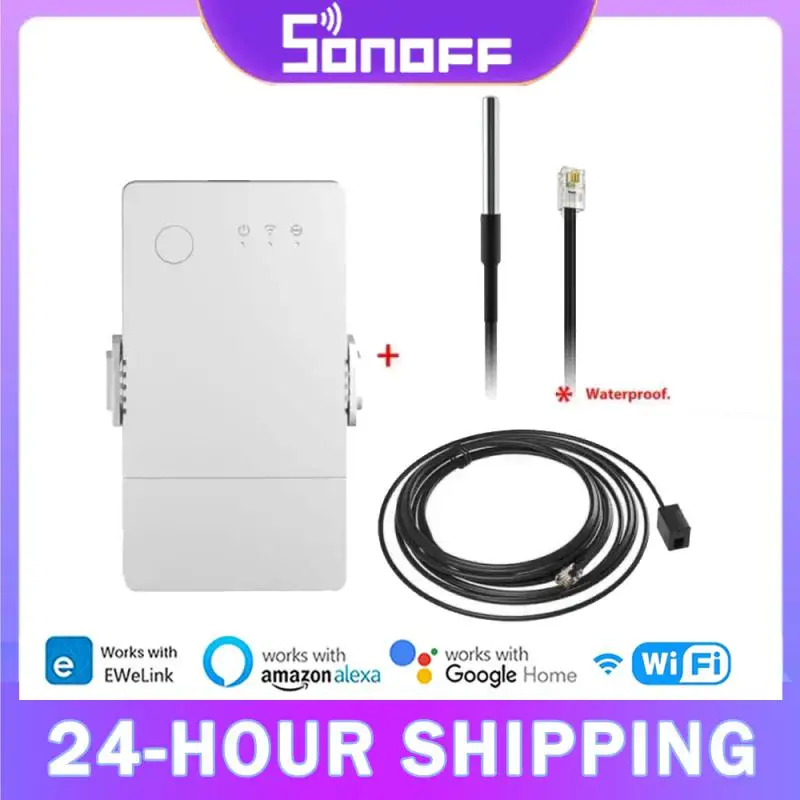 SONOFF TH Origin WIFI Switch Smart Home Controller Temperature Humidity Monitor Switch 20A Max TH10/16 Upgrade Version For Alexa